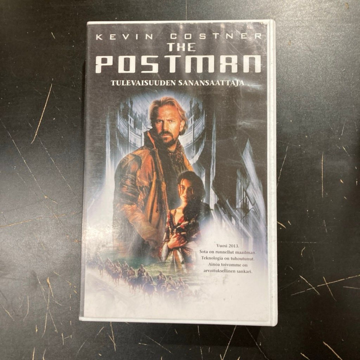 Postman - tulevaisuuden sanansaattaja VHS (VG+/VG+) -seikkailu/sci-fi-